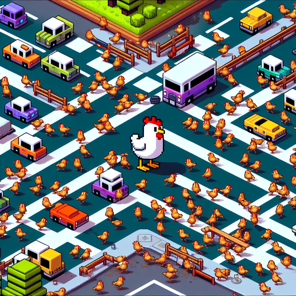 Screenshot des Spiels Chicken Road 2